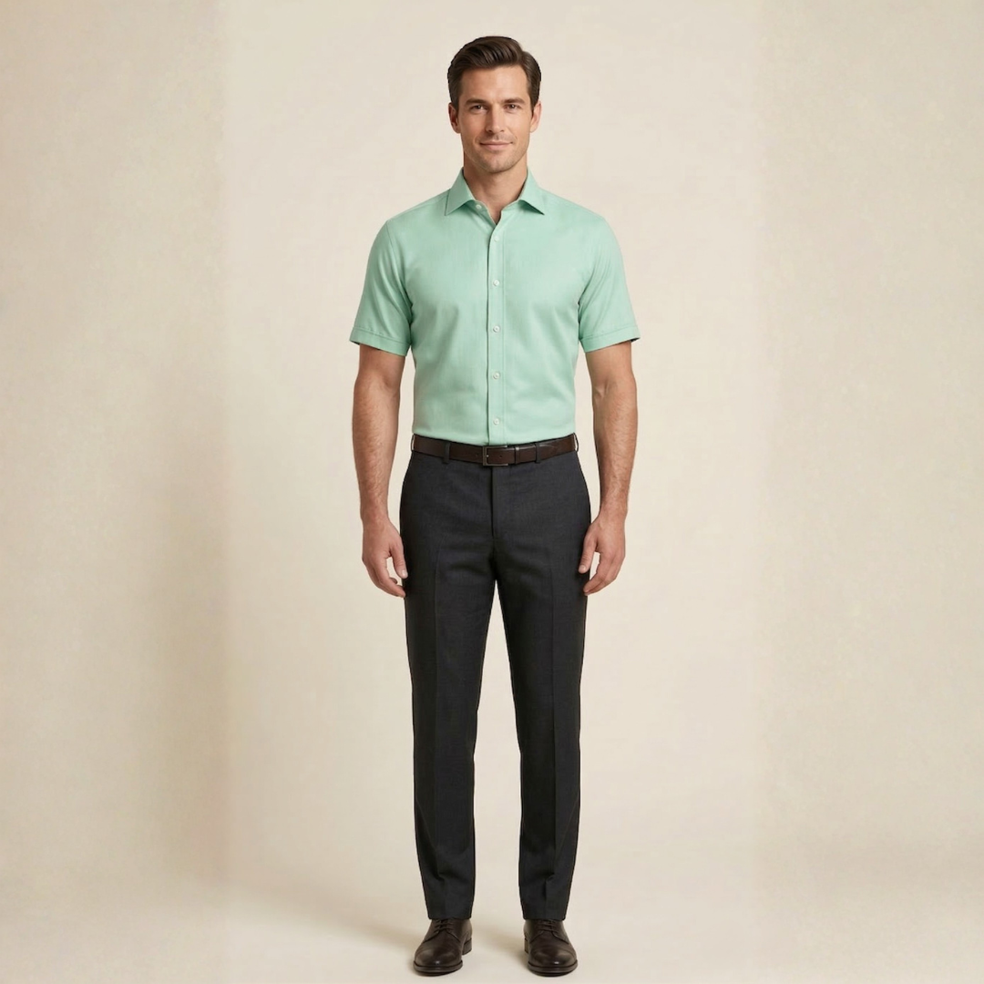 Cambridge Cotton - Formal Shirts_Half Sleeves (ESSEN20H)