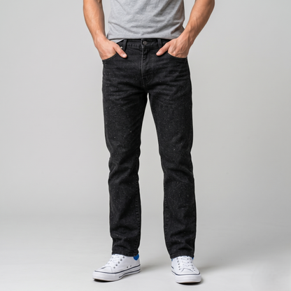 Classic Straight Fit Denim Jeans for Everyday Wear (ESSENJE80A)