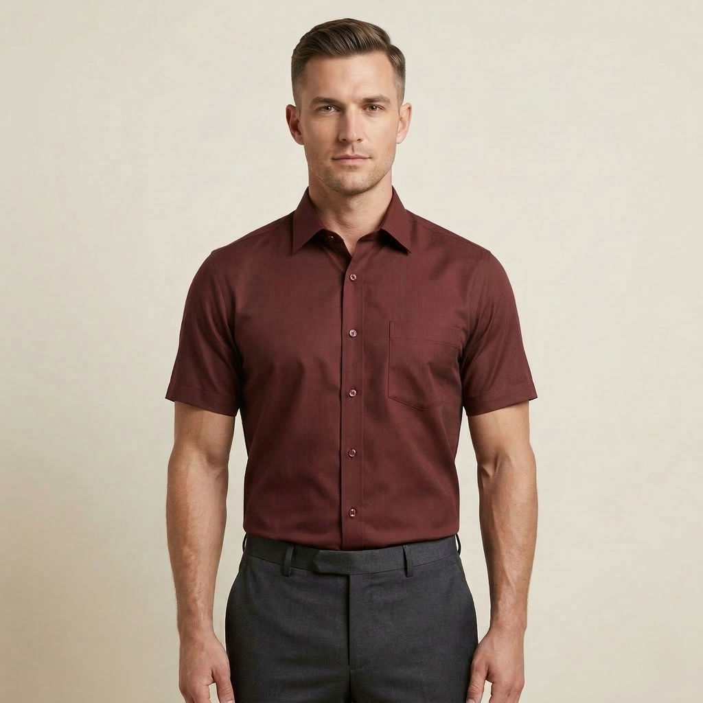 Cambridge Cotton - Formal Shirts_Half Sleeves (ESSEN20H)