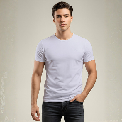 Bamboo Essential: Signature Plain Round Neck T-Shirt (TSBAMBOO)