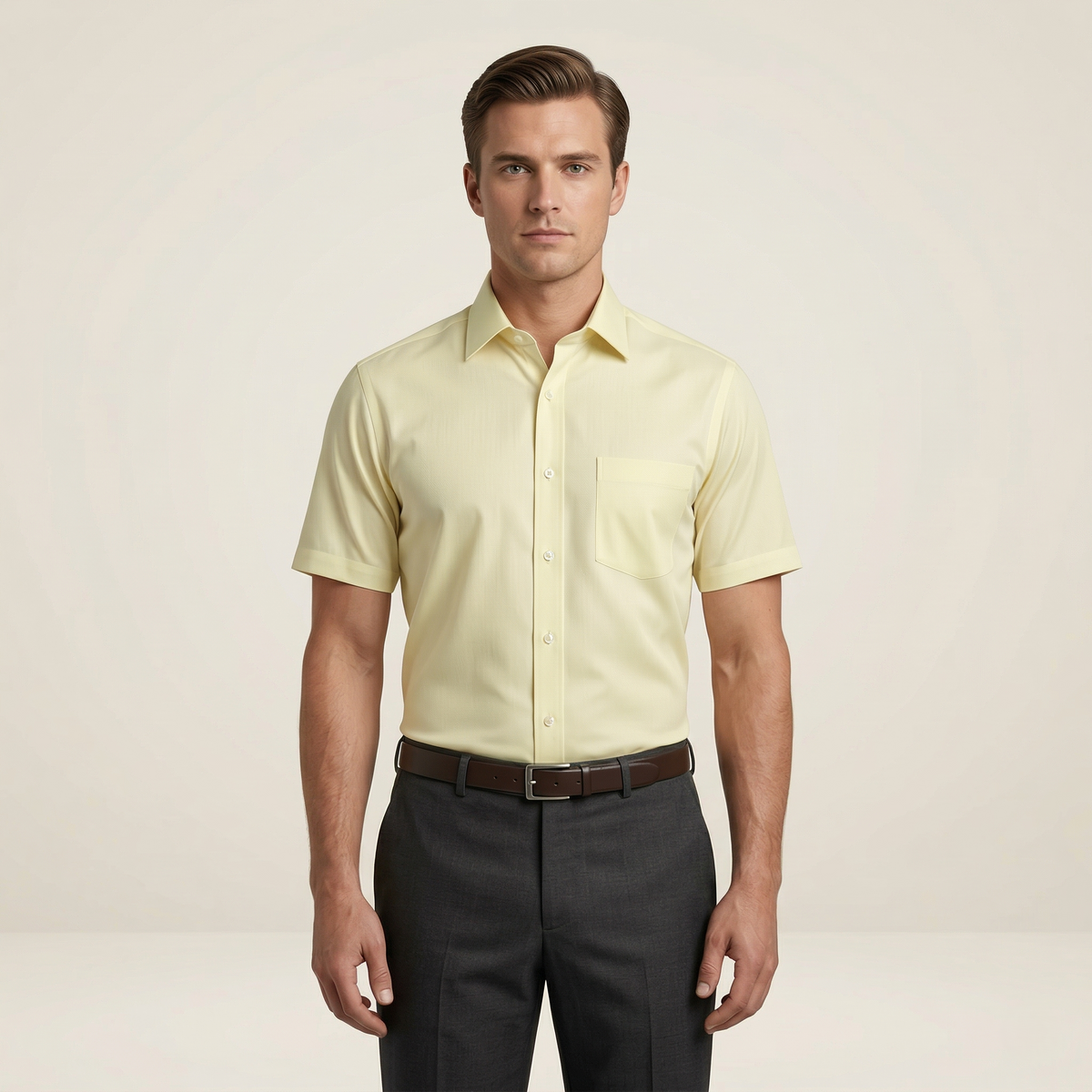 Cambridge Cotton - Formal Shirts_Half Sleeves (ESSEN20H)