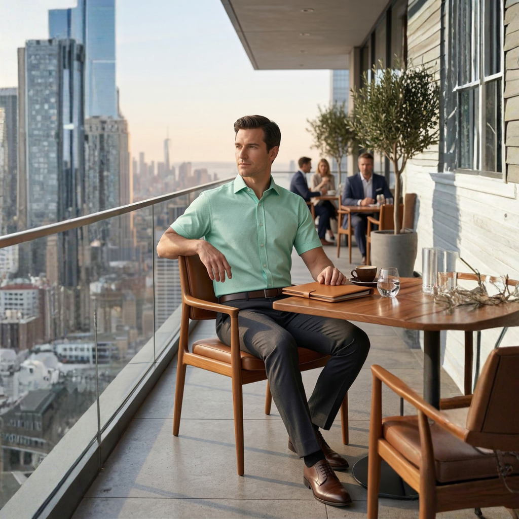 Cambridge Cotton - Formal Shirts_Half Sleeves (ESSEN20H)