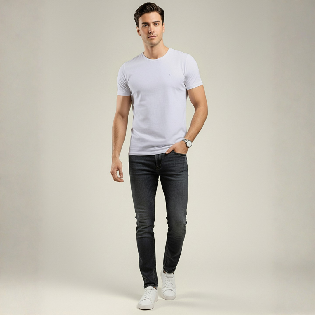 Bamboo Essential: Signature Plain Round Neck T-Shirt (TSBAMBOO)