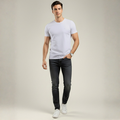 Bamboo Essential: Signature Plain Round Neck T-Shirt (TSBAMBOO)