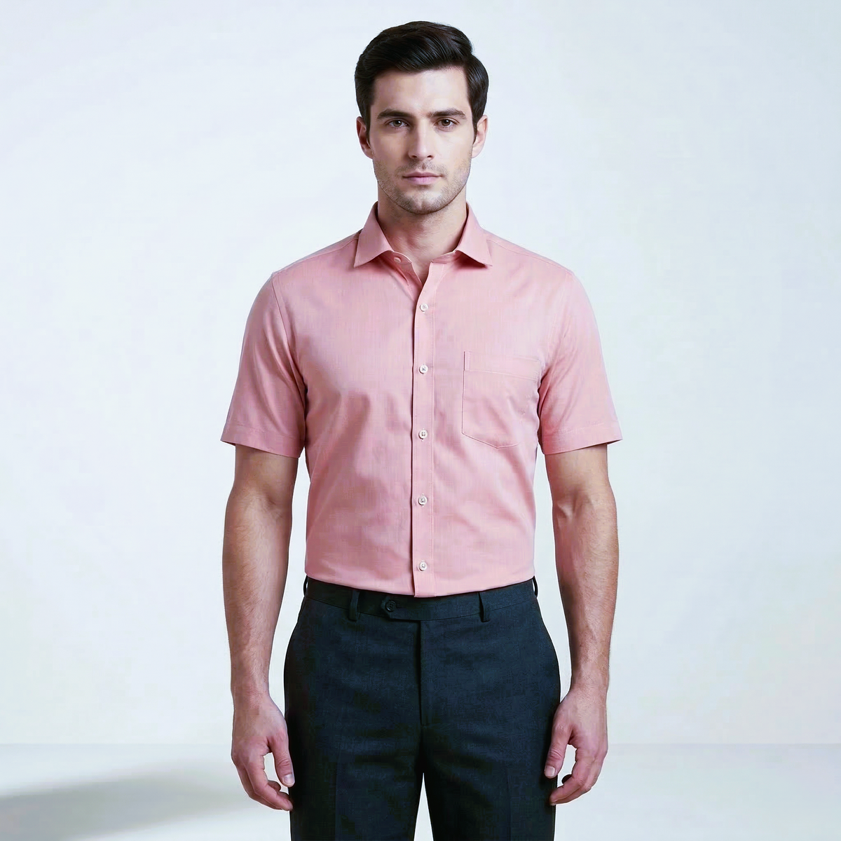 Cambridge Cotton - Formal Shirts_Half Sleeves (ESSEN20H)