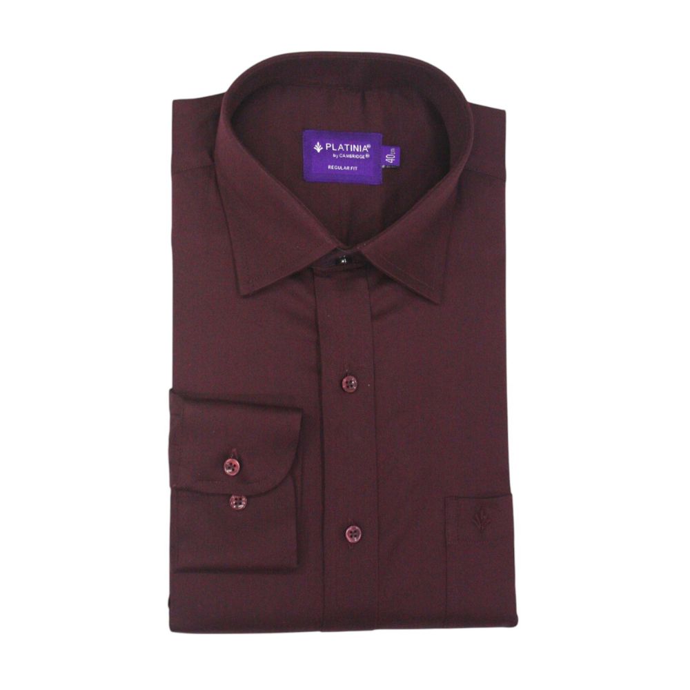Platinia by Cambridge - Formal Shirts - Full Sleeves - Regular Fit - Essential 42