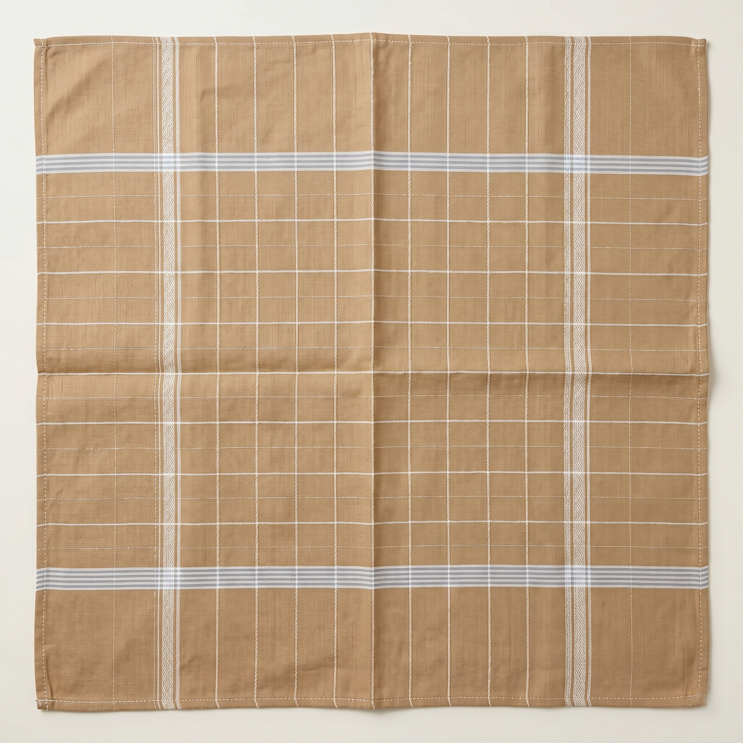 Cambridge Gold Men's Cotton Rich Checked Handkerchiefs - GOLDSILVER3P (3-Pack)