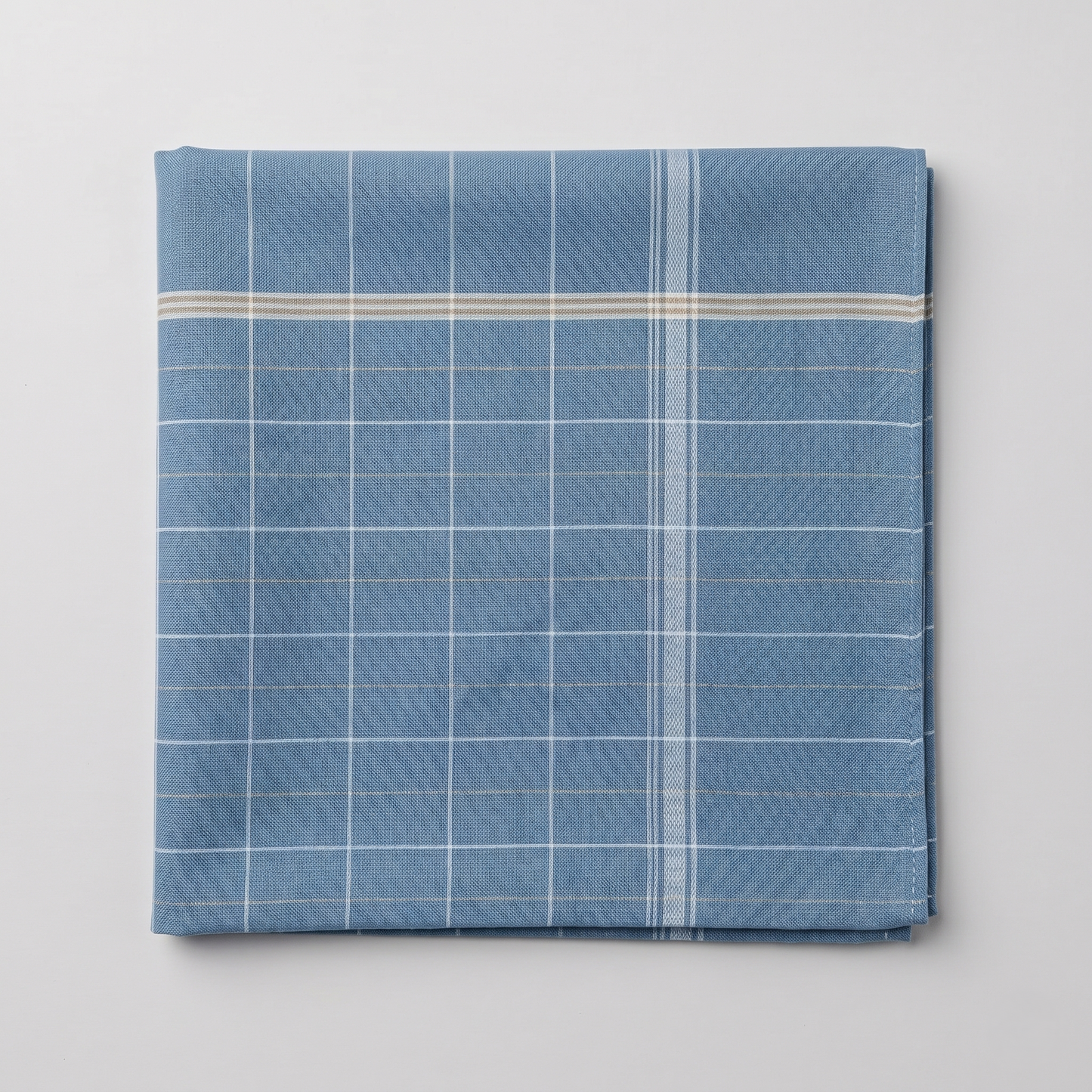 Cambridge Gold Men's Cotton Rich Checked Handkerchiefs - GOLDSILVER3P (3-Pack)