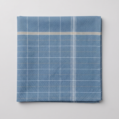 Cambridge Gold Men's Cotton Rich Checked Handkerchiefs - GOLDSILVER3P (3-Pack)