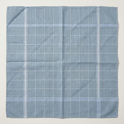 Cambridge Gold Men's Cotton Rich Checked Handkerchiefs - GOLDSILVER3P (3-Pack)