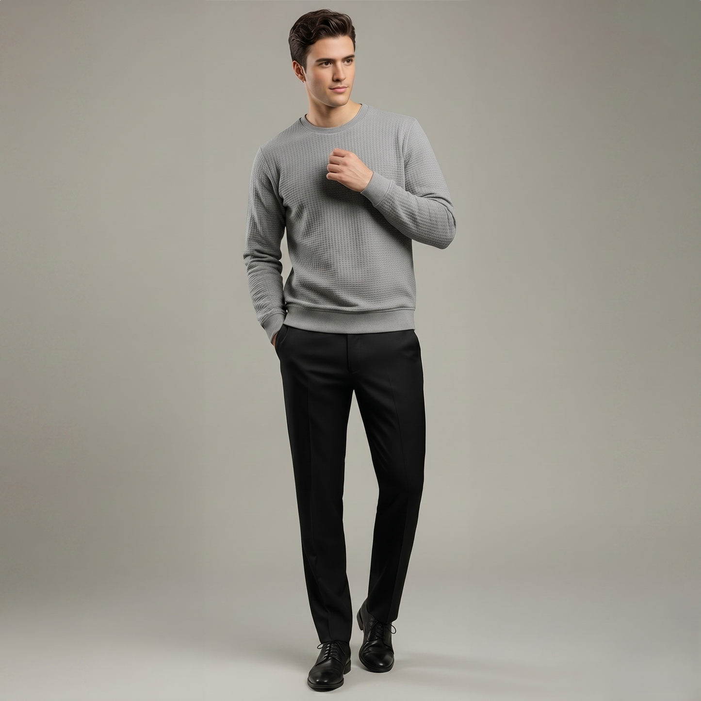 Premium Men's Organic Cotton Winter Sweatshirt (TSSJ13RN & TSSJ01)