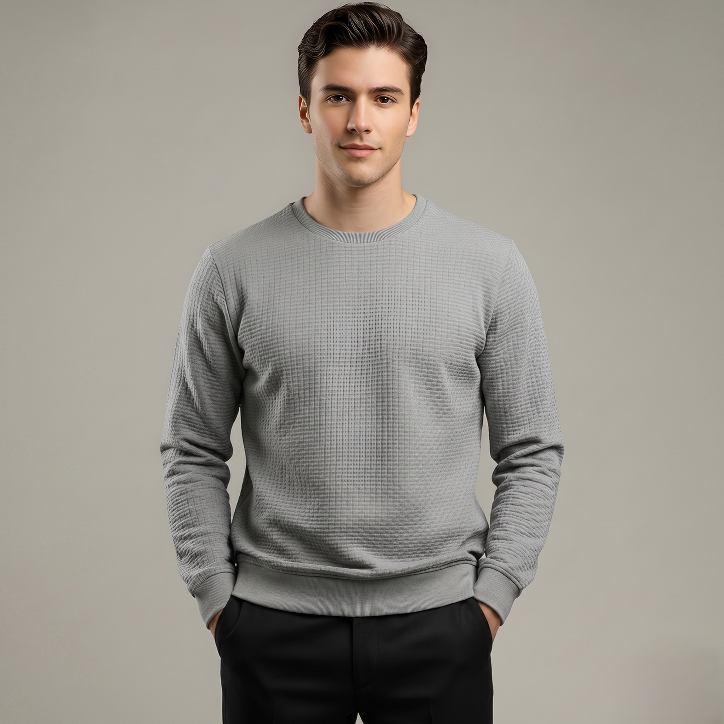 Premium Men's Organic Cotton Winter Sweatshirt (TSSJ13RN & TSSJ01)