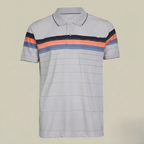 Men's Cotton Printed Collar Polo T-Shirt (TSRP03)
