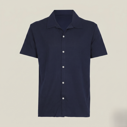 Smart-Casual Full-Button Polo Shirt (TSSJ114)