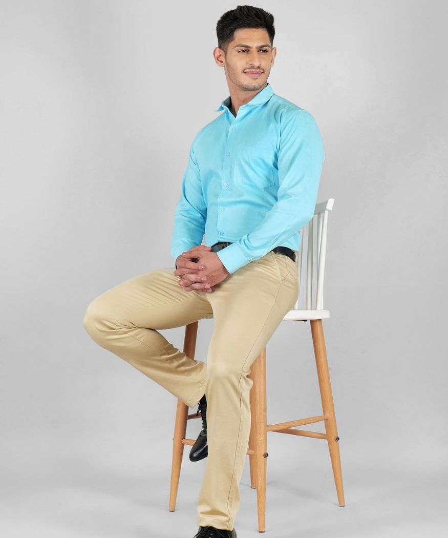 Young & Formal by Cambridge  Formal Shirt – Slim Fit, Full Sleeve | Great for Boardroom Looks & Everyday Workwear | YF00003SF