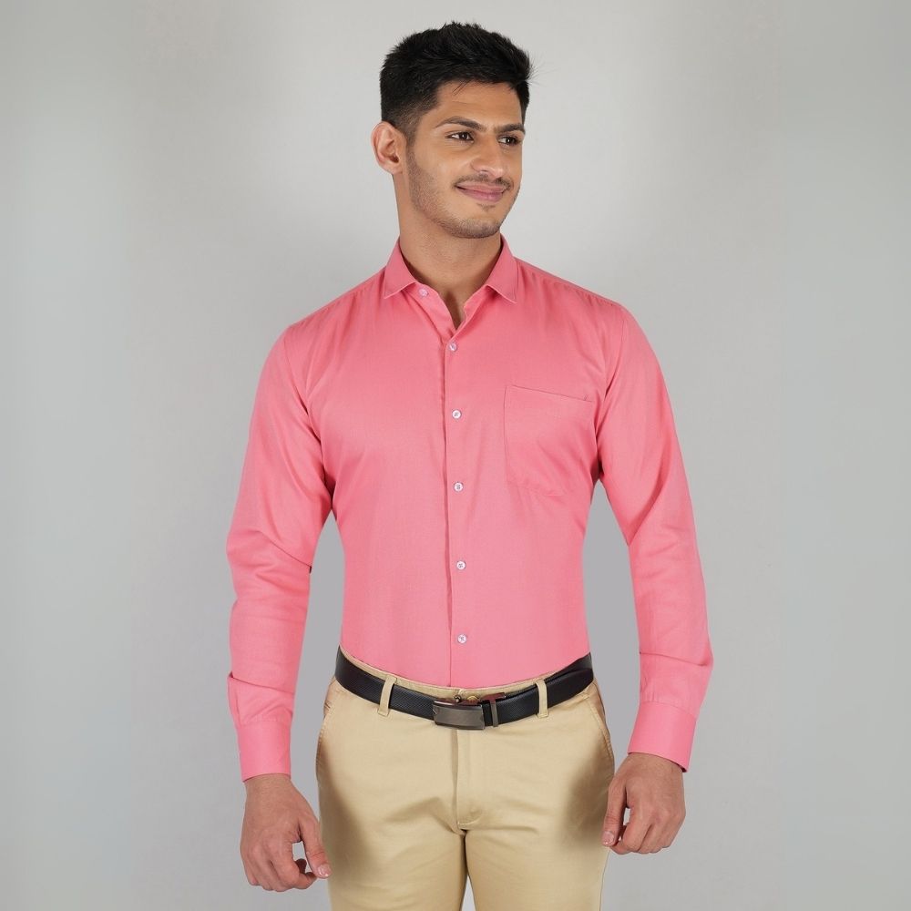 Young & Formal by Cambridge  Formal Shirt – Slim Fit, Full Sleeve | Great for Boardroom Looks & Everyday Workwear | YF00003SF