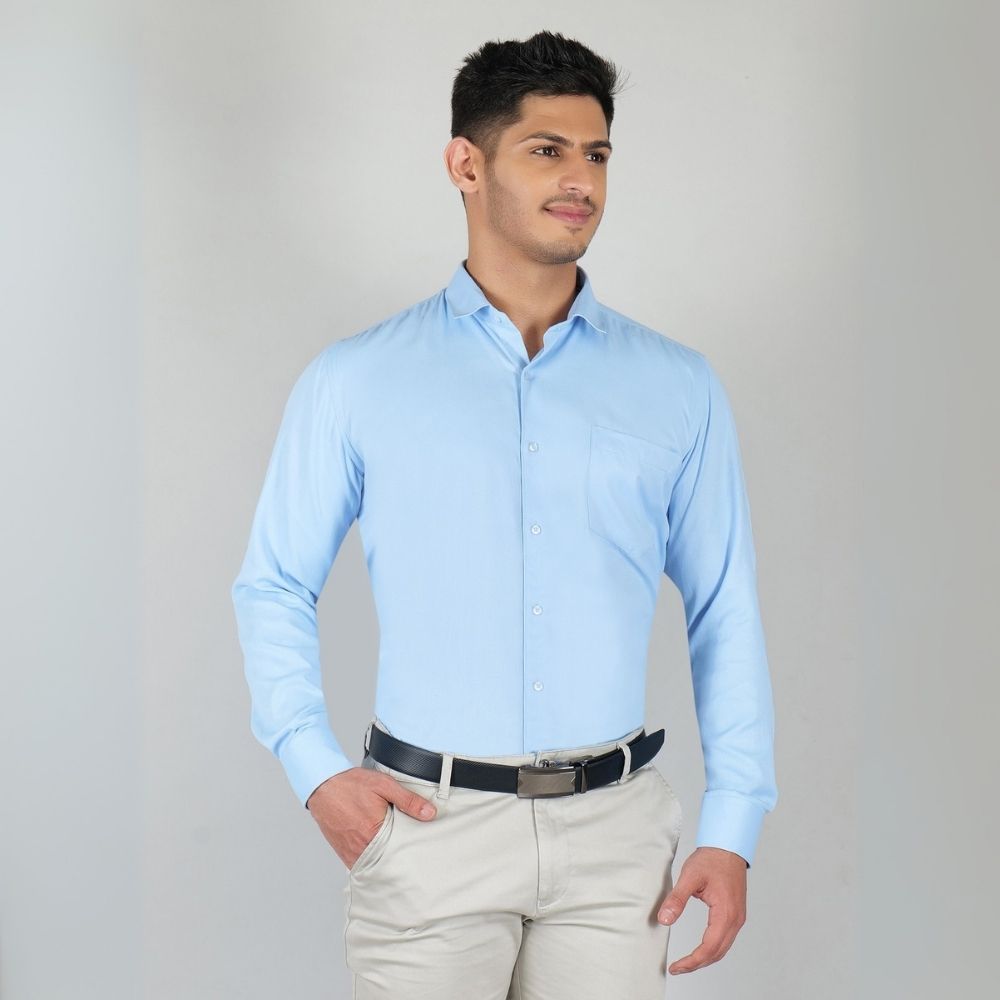 Young & Formal by Cambridge  Formal Shirt – Slim Fit, Full Sleeve | Great for Boardroom Looks & Everyday Workwear | YF00003SF