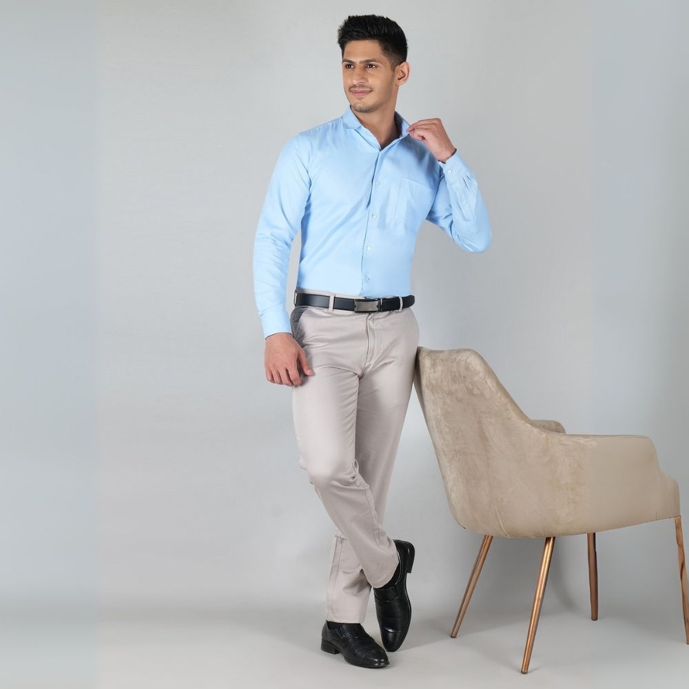 Young & Formal by Cambridge  Formal Shirt – Slim Fit, Full Sleeve | Great for Boardroom Looks & Everyday Workwear | YF00003SF