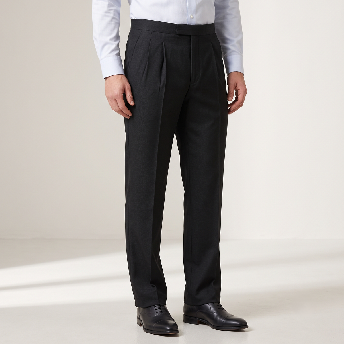 TROUSERS GOLD (2PL) - 2 PLEATS - ESSENTR1PL