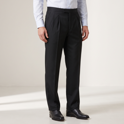 TROUSERS GOLD (2PL) - 2 PLEATS - ESSENTR1PL