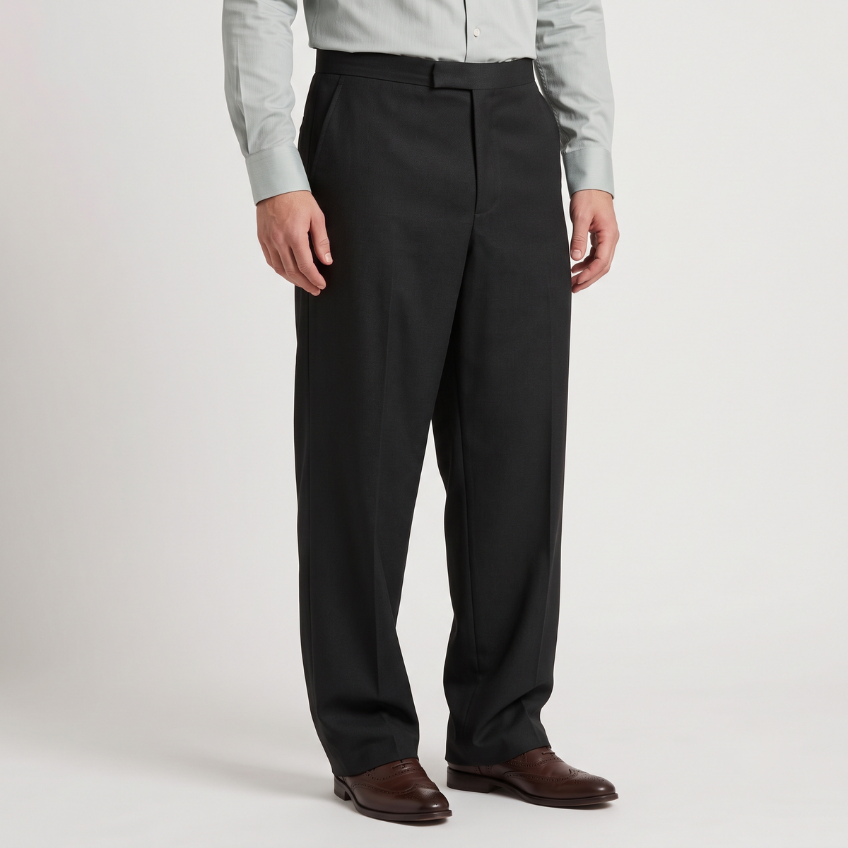 TROUSERS PLATINIA (FF) - FLAT FRONTS - ESSENTR1FF